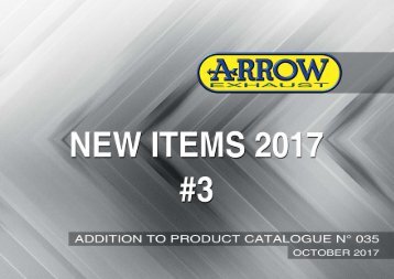 New items October 2017-Addition Product Catalogue N.35
