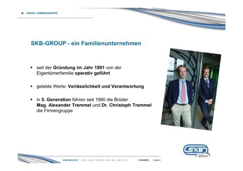 SKB-GROUP Unternehmenspräsentation (2017)