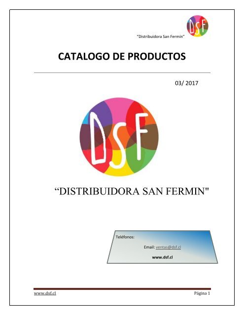 DESCRIPCION DE CATALOGO