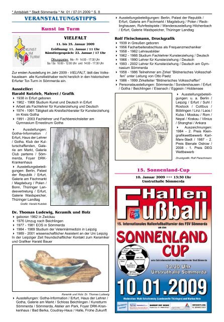 Amtsblatt Nr. 01 vom 07.01.2009 - Sömmerda