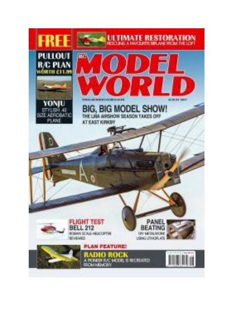 Radio Control Model World – August 2017