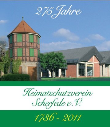 Festschrift 275 Jahre Heimatschutzverein Scherfede e.V.