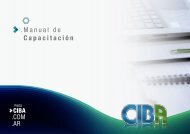 CIBA - Manual de Capacitacion