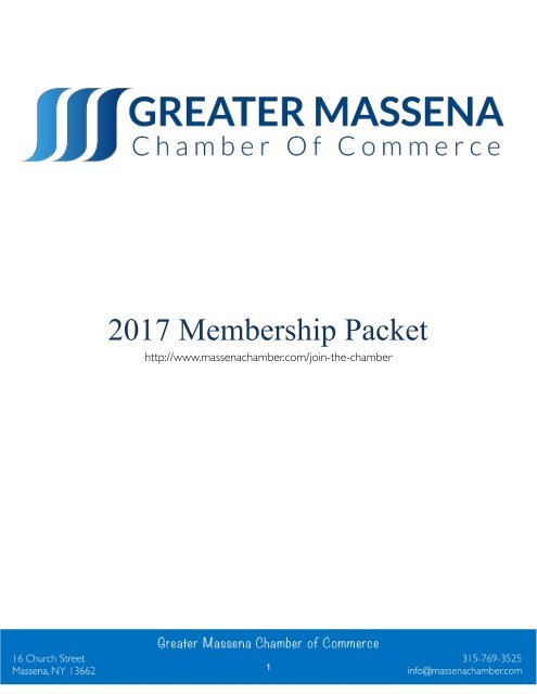 Member Pack Pdf Membership Packet 2017