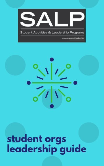 SALP Student Orgs Leadership Packet