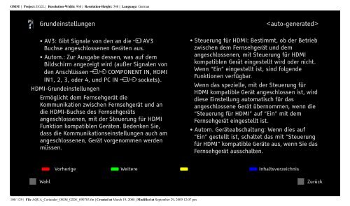 Sony KDL-40W5830 - KDL-40W5830 Consignes d&rsquo;utilisation Allemand