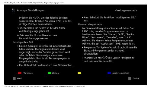 Sony KDL-40W5830 - KDL-40W5830 Consignes d&rsquo;utilisation Allemand