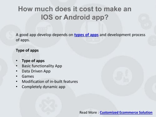 How Much Does It Cost To Make An IOS Or Android App?