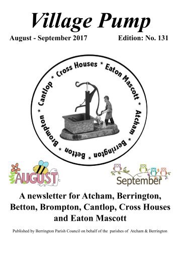 Berrington Village Pump Edition 131 (Aug-Sep 2017) Final Copy