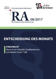 RA 08/2017 - Entscheidung des Monats