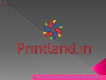 Company Letterhead | Online Letterhead Printing - Custom Letterheads Design Templates in India