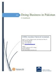 Doing Business in Pakistan - A Guidebook