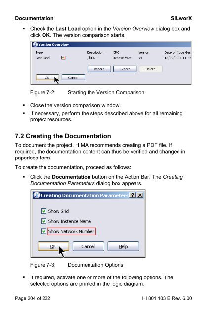 Documentation SIL
