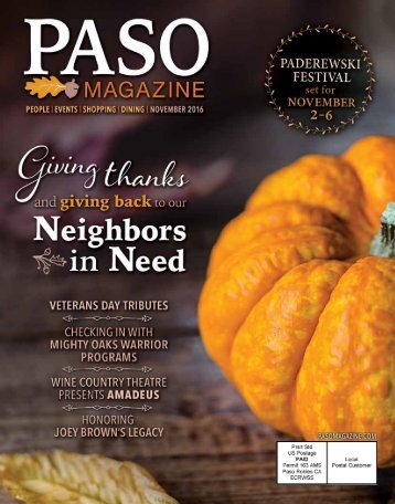 2016 November PASO Magazine