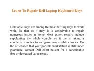 Learn To Repair Dell Laptop Keyboard Keys