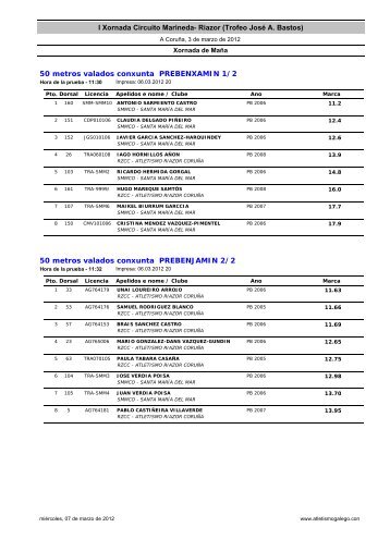 50 metros valados conxunta PREBENXAMIN 1/2 50 metros valados ...