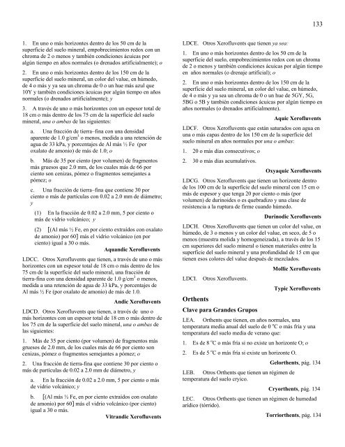 Claves para la Taxonomía de Suelos