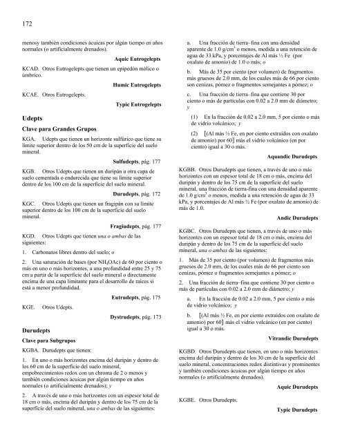 Claves para la Taxonomía de Suelos