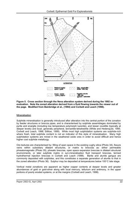 Exploraciones por oro epitermal