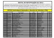 EDITAL DE NOTIFICAÇÃO 02/2012 PÁTIO Centralpark ... - Detran | ES