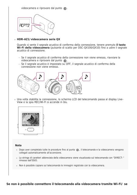 Sony RM-LVR3 - RM-LVR3 Manuel d'aide Italien