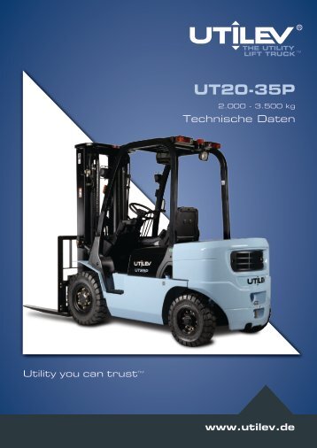 UT20-35P Diesel-Treibgas-Stapler 2 bis 3,5 T Publikationsnr. 99990027 Rev.04