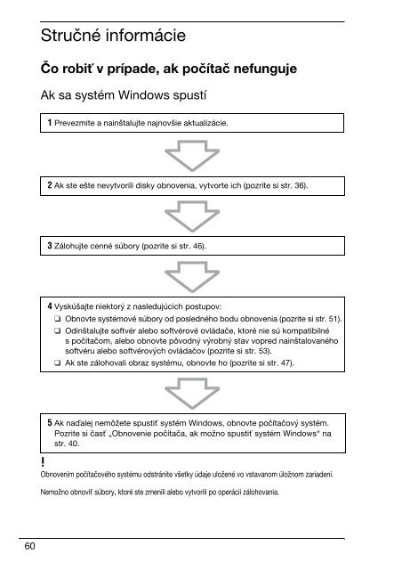 Sony VPCX11Z1R - VPCX11Z1R Guida alla risoluzione dei problemi Ceco