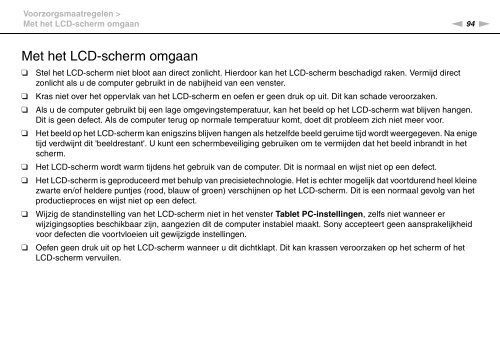 Sony VPCX11Z1R - VPCX11Z1R Istruzioni per l'uso Olandese