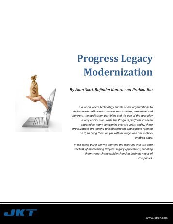 The Business Drivers for Progress Legacy Modernization