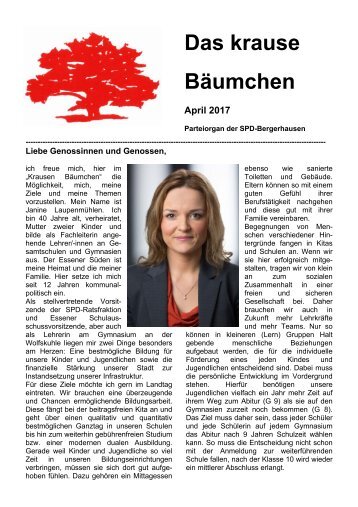 Das krause Bäumchen - April 2017