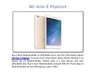 Mi max 2 price in India Flipkart