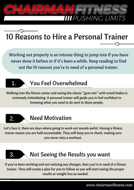 What are the Top 10 Benefits of Hiring a Personal Trainer