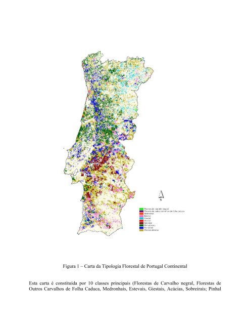 Carta da Tipologia Florestal de Portugal Continental e - ESAC