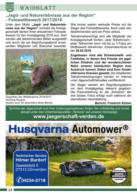 Waidblatt Ausgabe 22