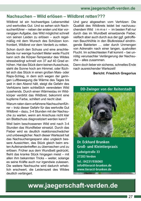 Waidblatt Ausgabe 22