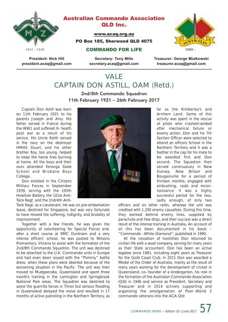 Commando News Winter Edition10 June17