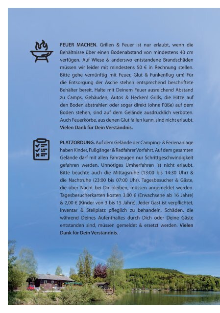 Info Broschüre DEIN URLAUB Camping- & Ferienpark Teichmann