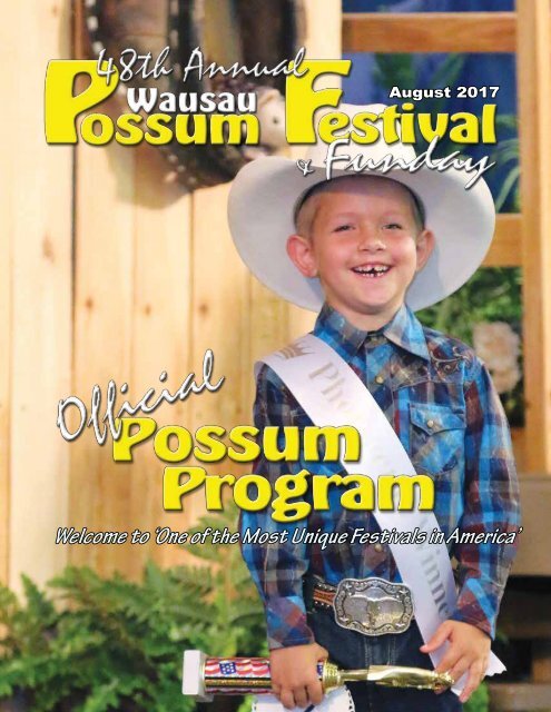 2017 Wausau Possum Festival Program