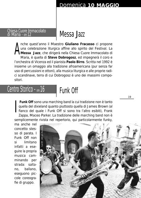 programma - Vicenza Jazz