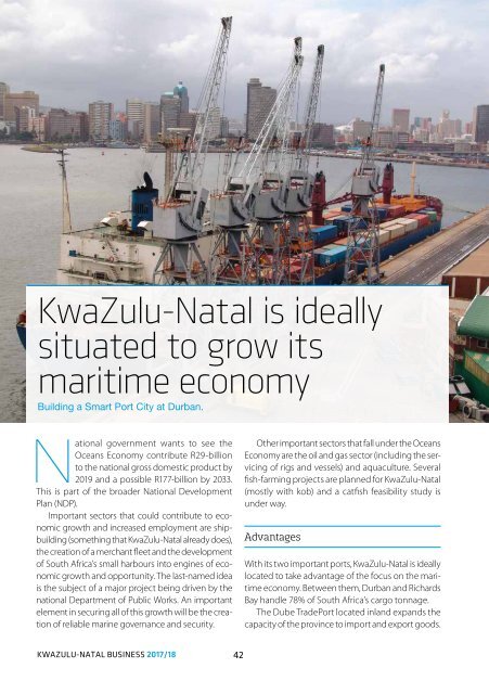 KwaZulu-Natal Business 2017-18 edition