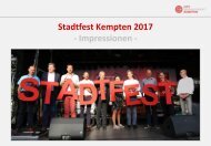 Rückblick Stadtfest 2017