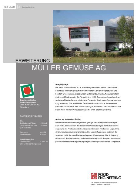 MÜLLER GEMÜSE AG - IE Engineering Group AG