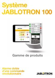 Catalogue Jablotron 100 2017