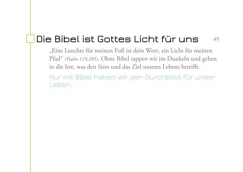 7 Gründe, täglich die Bibel zu lesen 