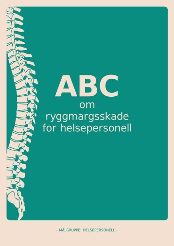 ABC om ryggmargsskade - helsepersonell