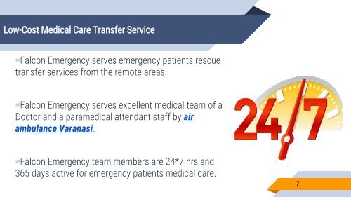 Medical Patients Care by Air Ambulance in Allahabad and Varanasi