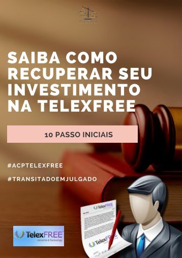 Saiba como recuperar seu investimentona telexfree