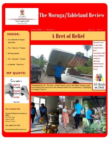 The Moruga Tableland Review Issue 1