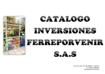 CATALOGO INVERSIONES FERREPORVENIR