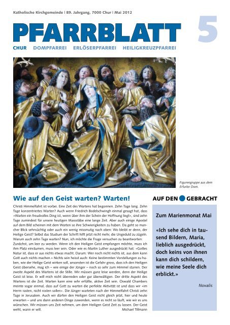 Pfarrblatt Mai 2012 - Katholische Kirchgemeinde Chur